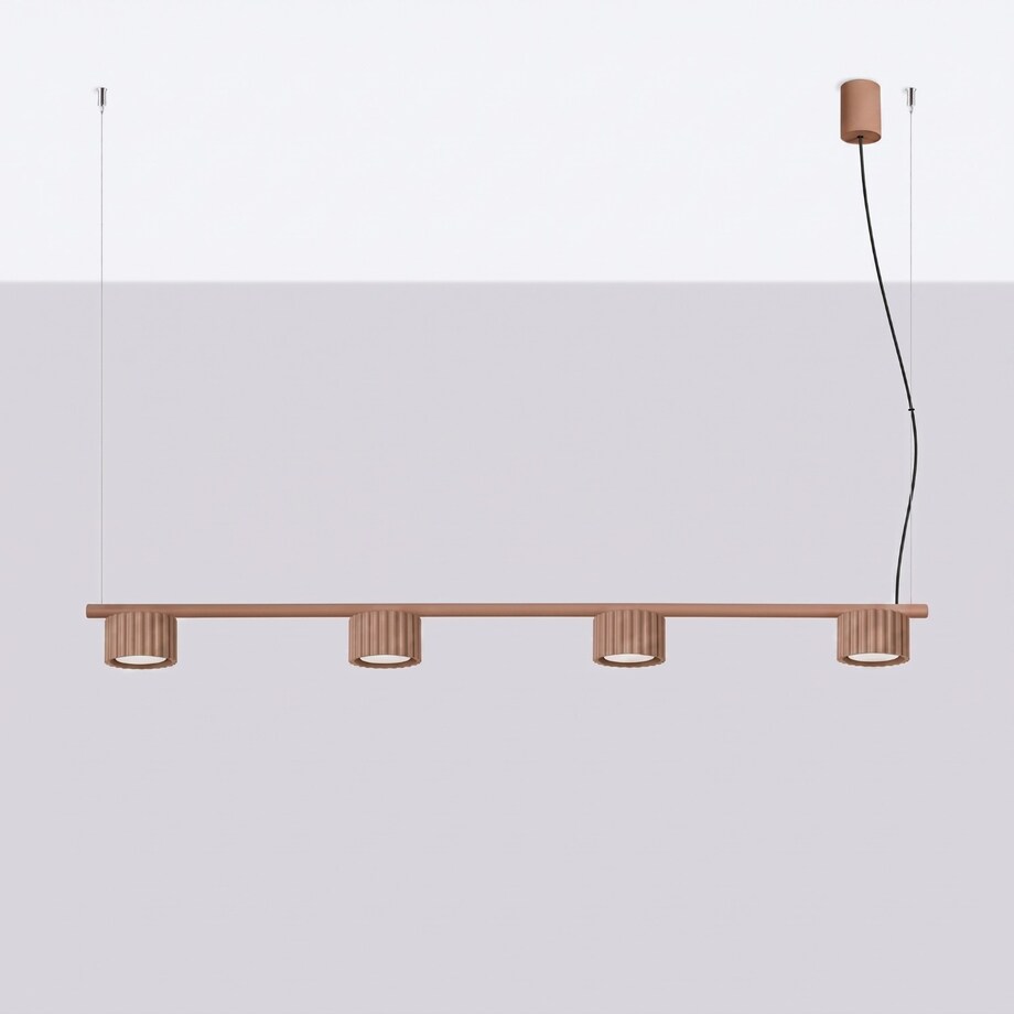 Żyrandol AURA 4 mocca Gx53