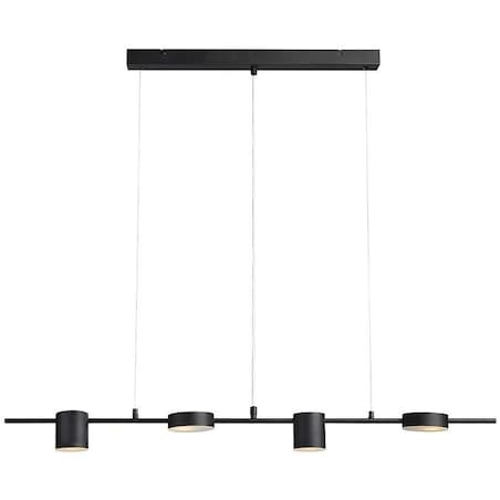 LAMPA wisząca ROW 107746 Markslojd metalowa OPRAWA tuby ZWIS na listwie art deco czarny