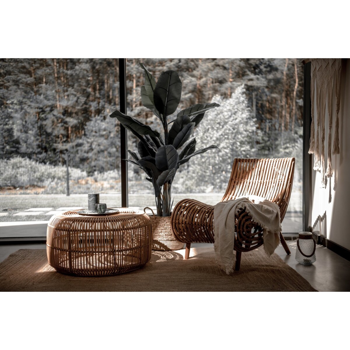 FOTEL RATTANOWY KABA