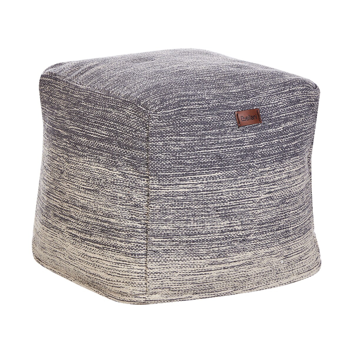 Puf 40 x 40 x 40 cm jasnoszary HIRRI