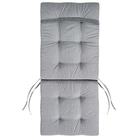 Zestaw 2 krzeseł ogrodowych z poduszkami MAUI PREMIUM Drewno akacjowe Szary