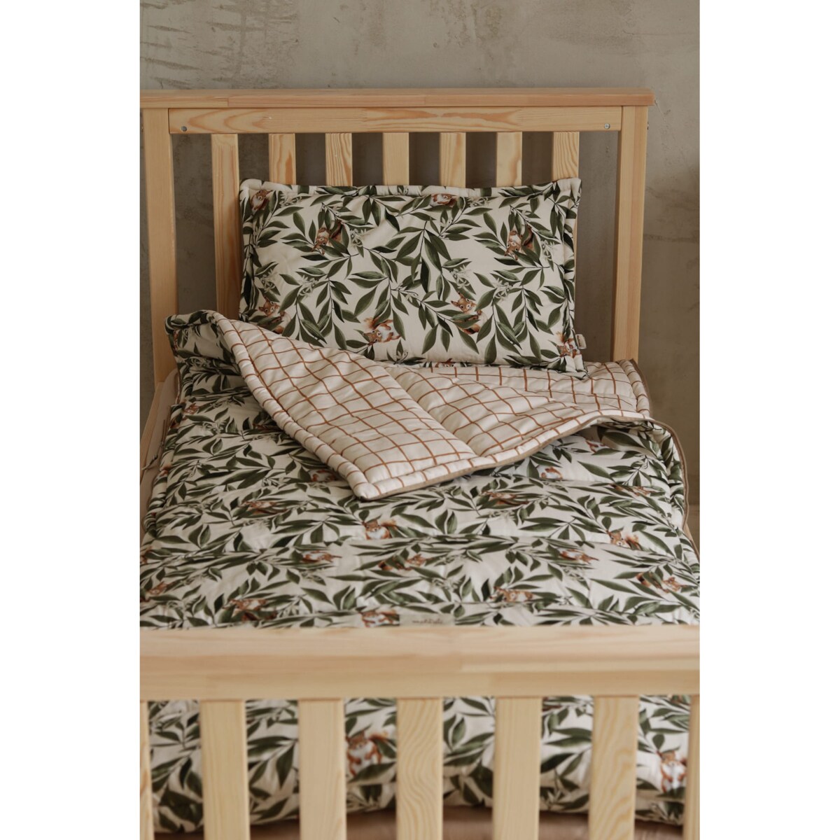 Śpiwór z poduszką woodland