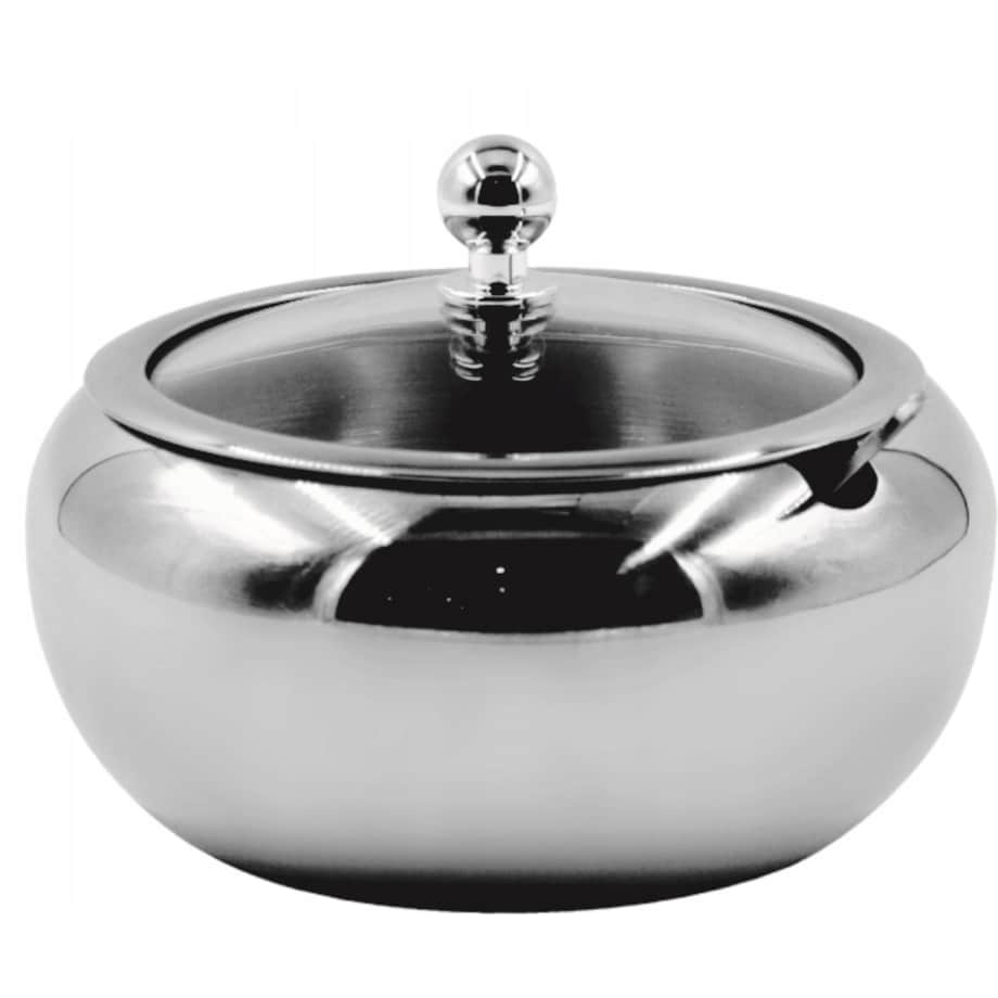 CUKIERNICA CUKIERNICZKA z pokrywką SREBRNA ravi