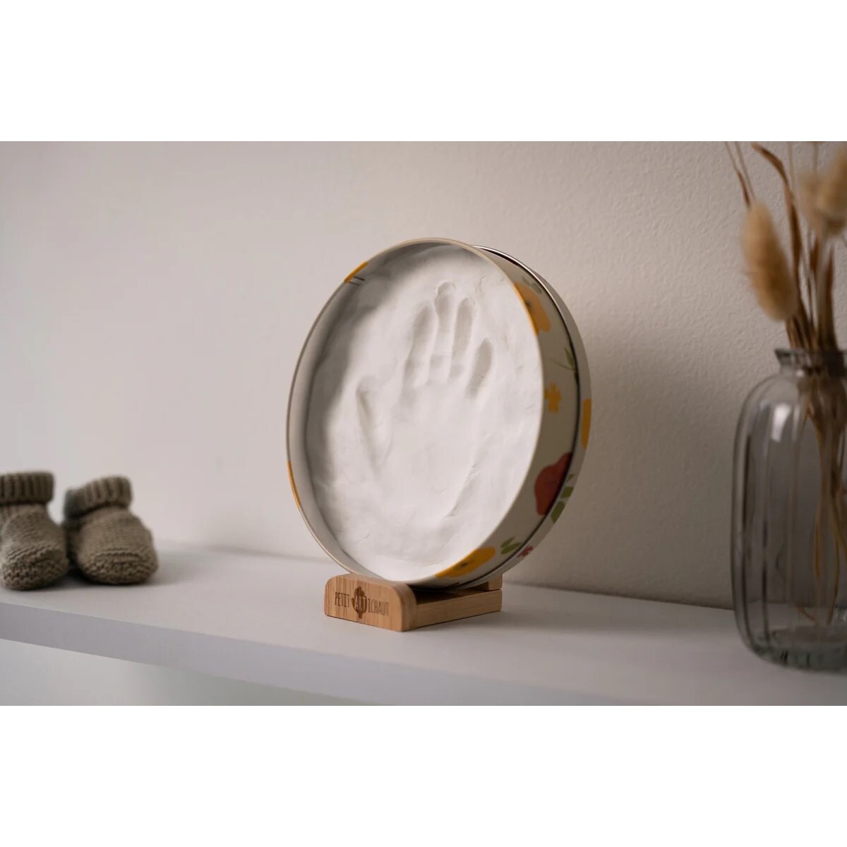 Okrągłe pudełko na odcisk Petit Artichaut - Łąka