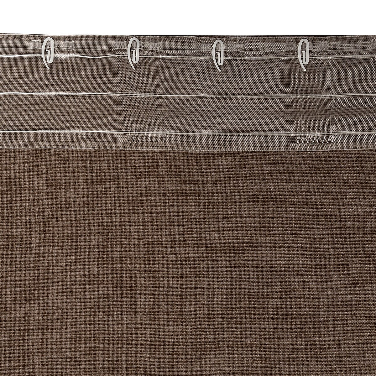 Zasłona gotowa na taśmie marszczącej 140x280cm brown 1 szt. 140x280 brązowy