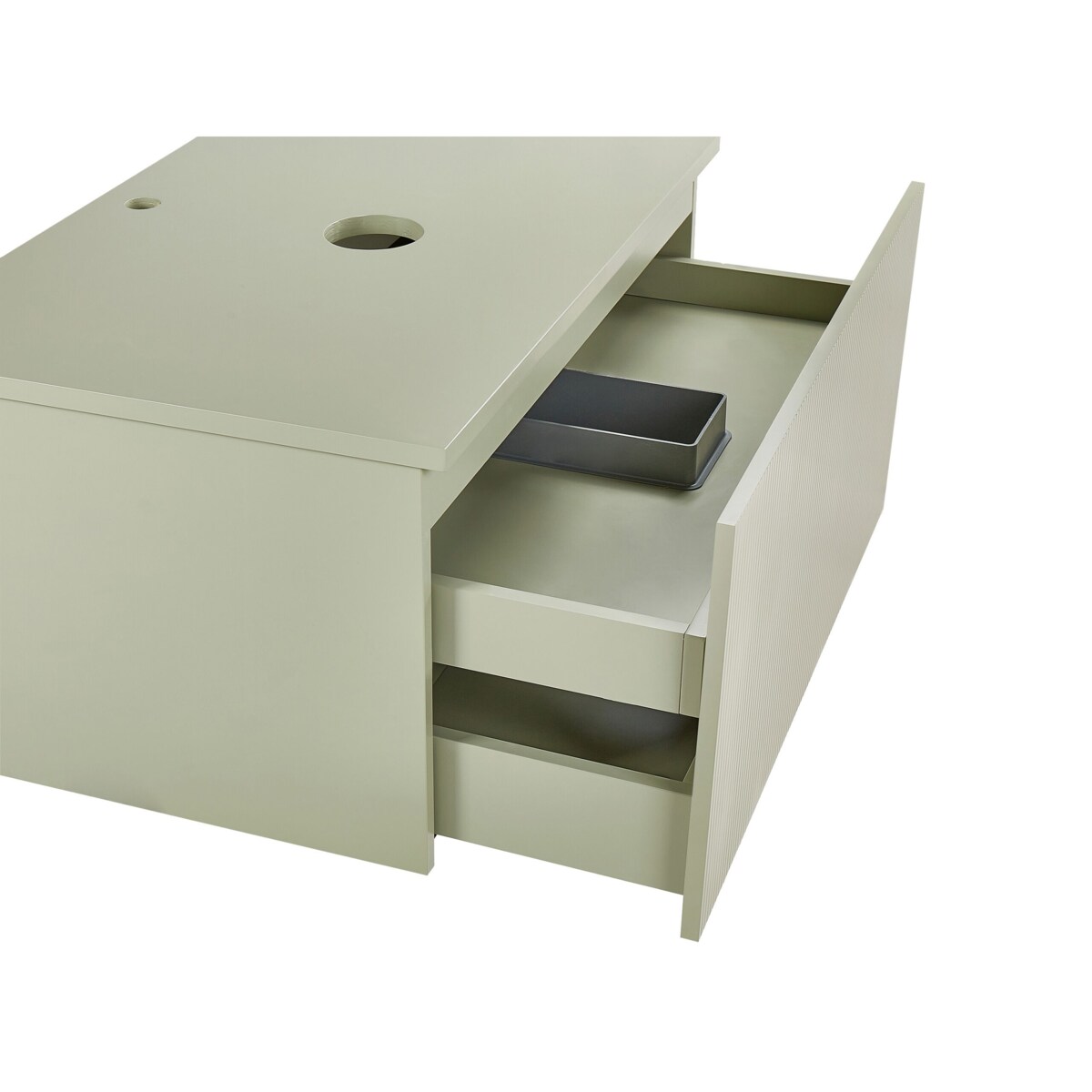 Szafka łazienkowa wisząca 80 x 52 cm zielona ALZIRA