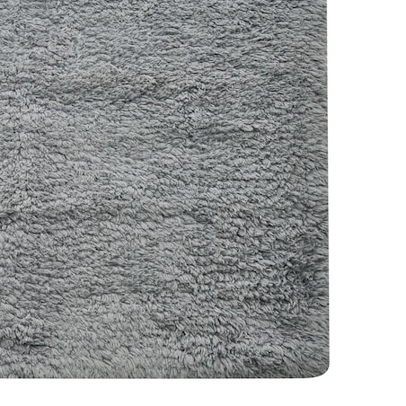 Dywanik łazienkowy GOELA Szary 60 x 90 cm Bawełna