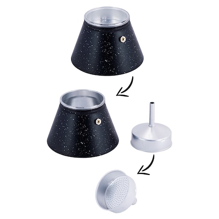 Kawiarka kafeterka włoska zaparzacz do kawy marmurek 600ml KAMILLE