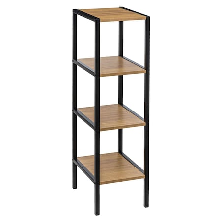 Wąski regał łazienkowy loft, szer. 28 cm