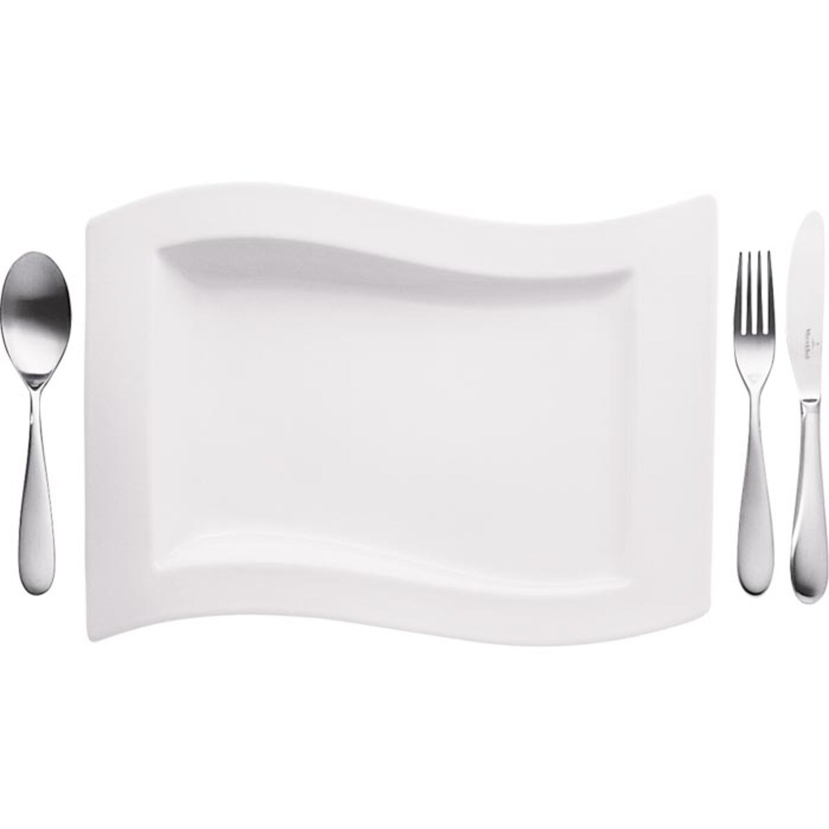 Talerz płaski, prostokątny NewWave, 33 x 24 cm, Villeroy & Boch