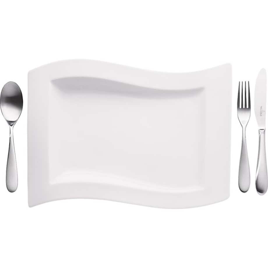 Talerz płaski, prostokątny NewWave, 33 x 24 cm, Villeroy & Boch