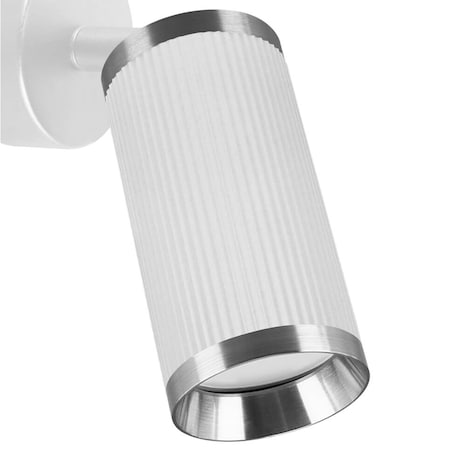 Kinkiet do przedpokoju Frida 4198 Ideus spot tuba metalowa biała