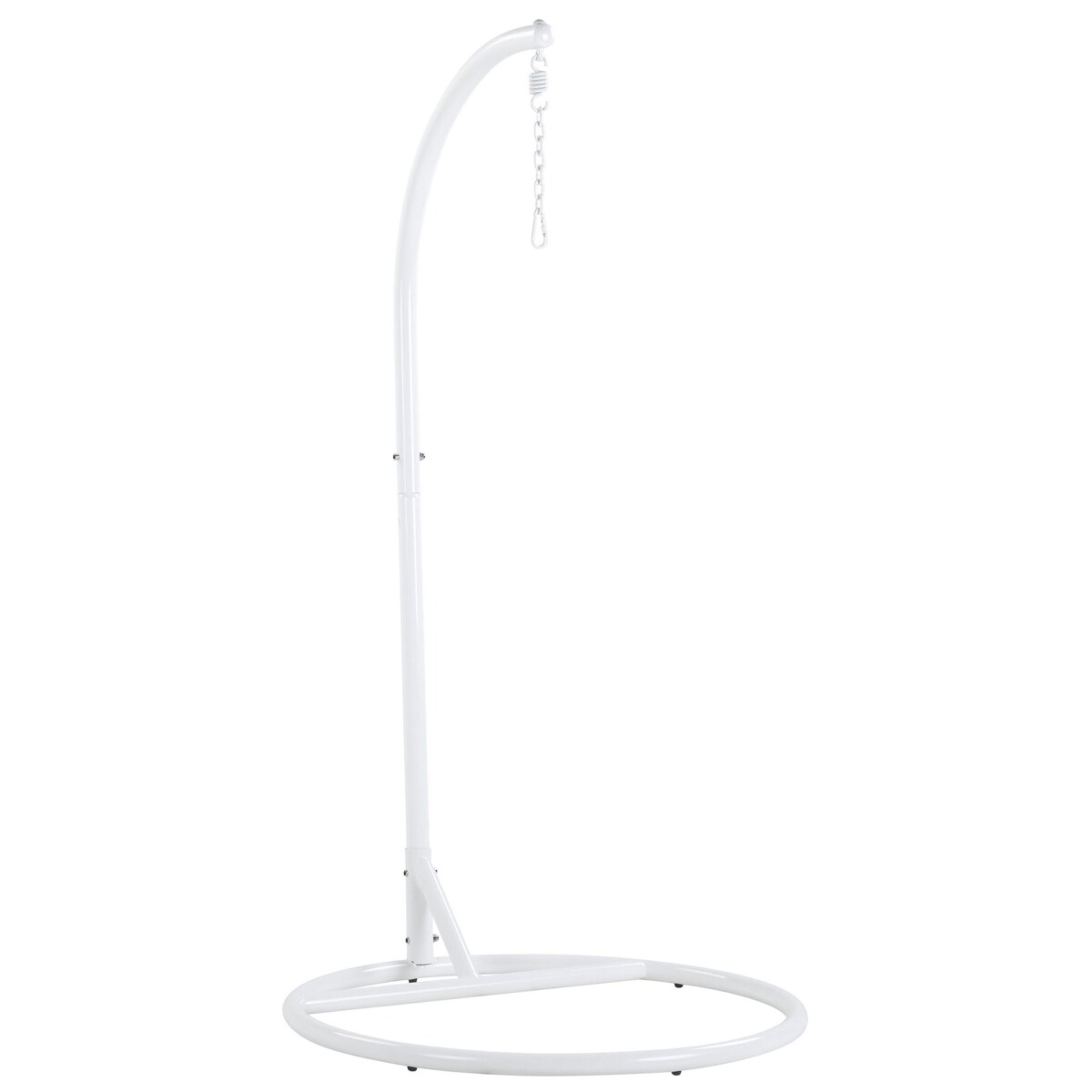 Fotel wiszący ze stojakiem biały ALLERA