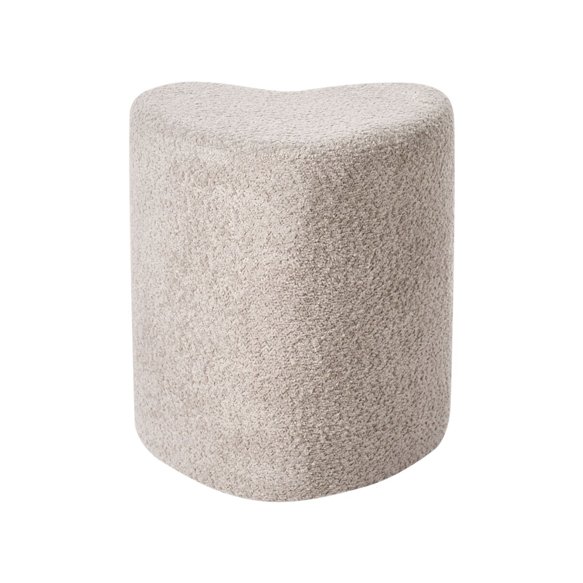 Puf SCOTIA Szenil Jasnobrązowy 40 cm 33 cm 44 cm