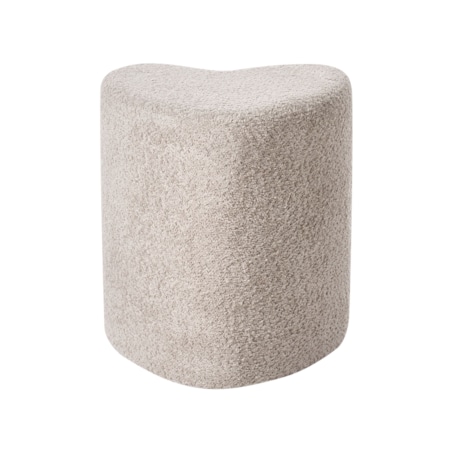 Puf SCOTIA Szenil Jasnobrązowy 40 cm 33 cm 44 cm