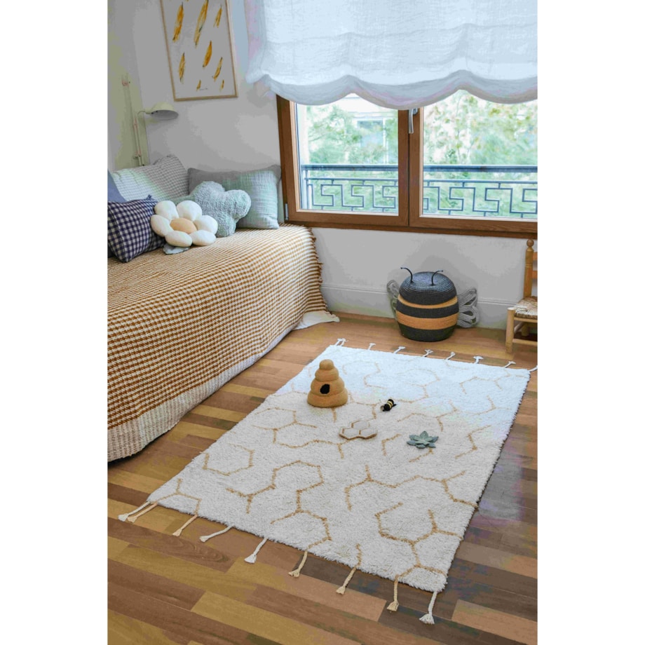 Dywan bawełniany do zabawy Pollination, Planet Bee, Lorena Canals