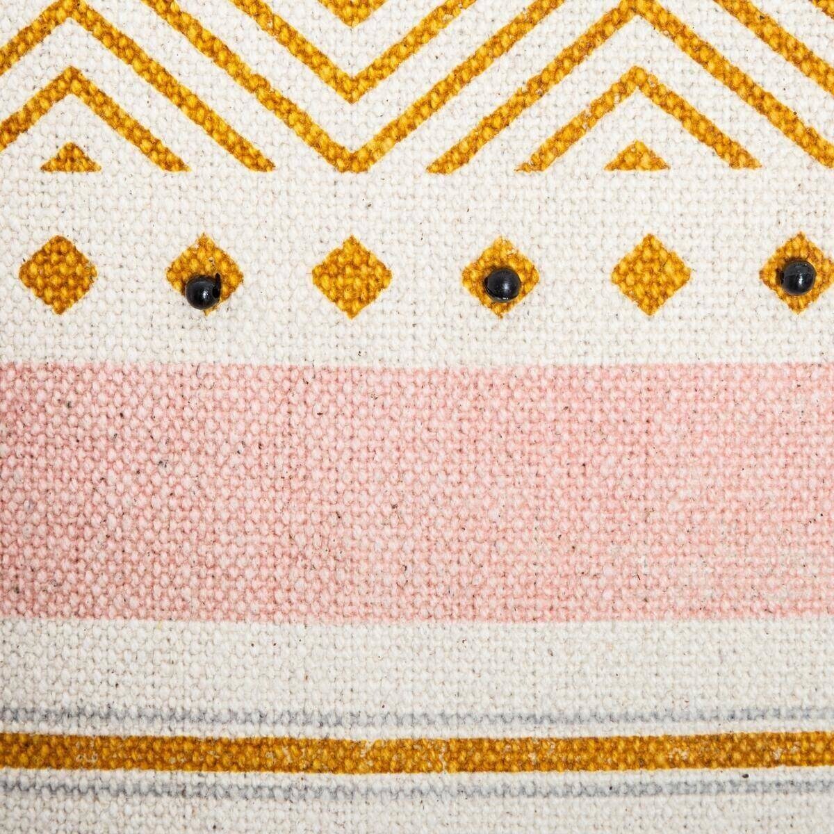 Poszewka na poduszkę boho, 40 x 40 cm, z frędzlami