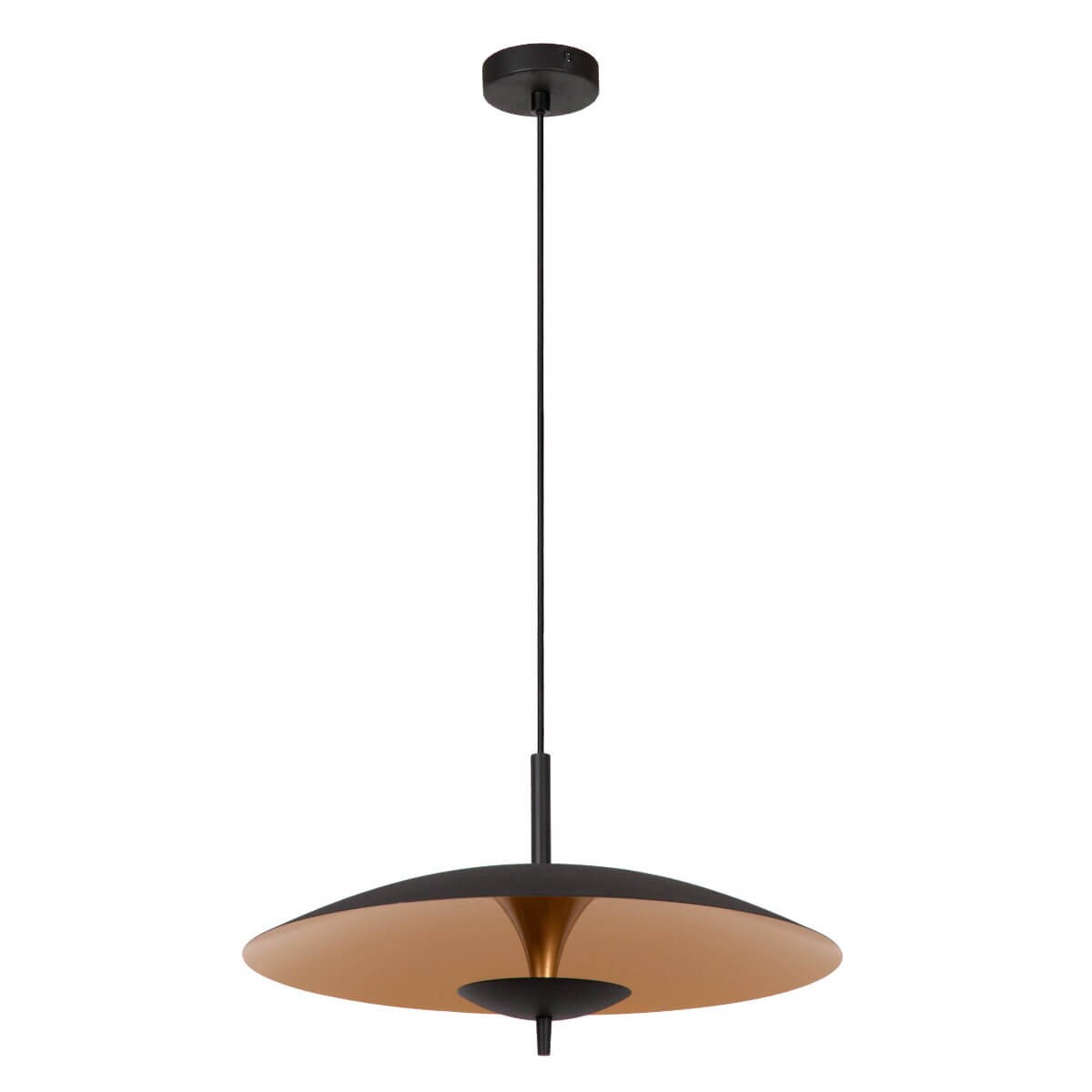 Wisząca lampa Vulcan 30461/09/30 Lucide LED 9W 3000K czarny złoty