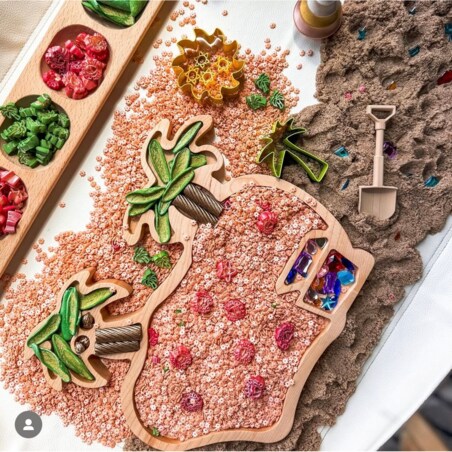 Wysypywanki sensoryczne ZESTAW drzewa 3 sztuki XXL Montessori