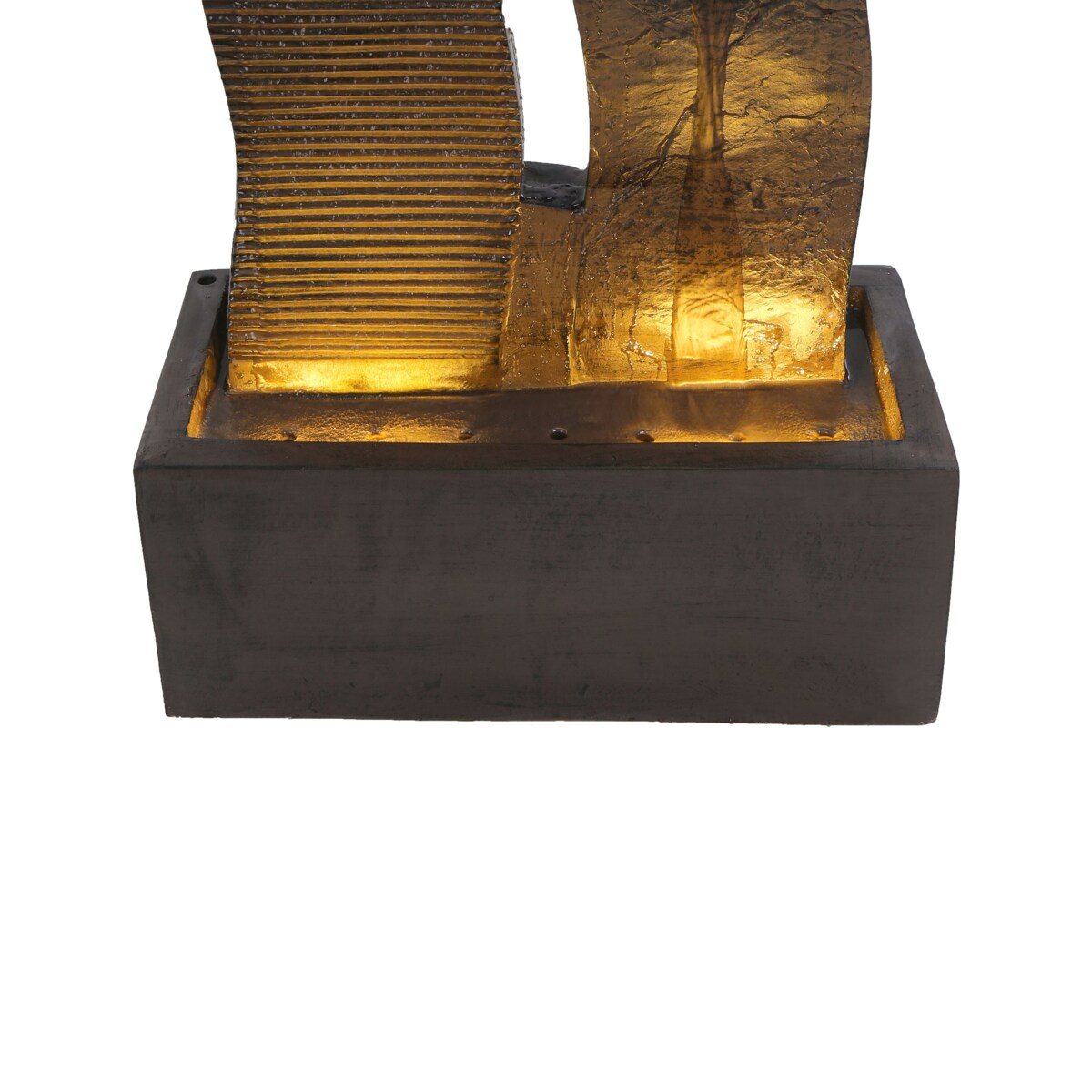 Fontanna ogrodowa z LED brązowa SUNLINE