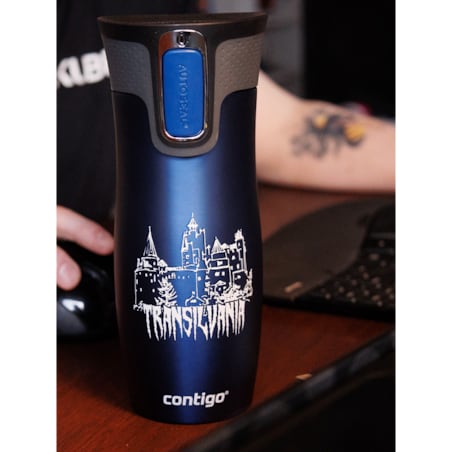 Kubek termiczny Contigo West Loop 2.0 470ml - Transylwania/ Granat mat