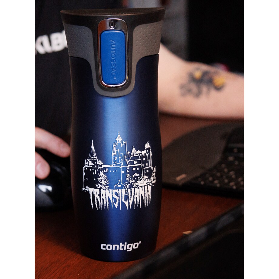 Kubek termiczny Contigo West Loop 2.0 470ml - Transylwania/ Granat mat