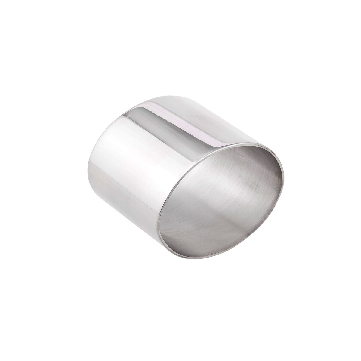 Komplet obrączek do serwetek owalnych ze stali nierdzewnej - 6 szt.