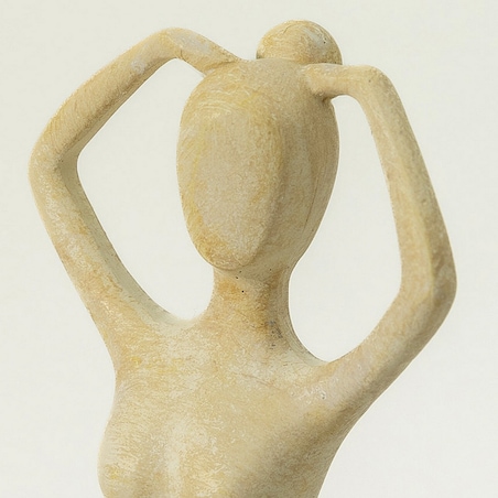 Figurka joginki Asana III 6x6x10 cm, 6x6x10 cm