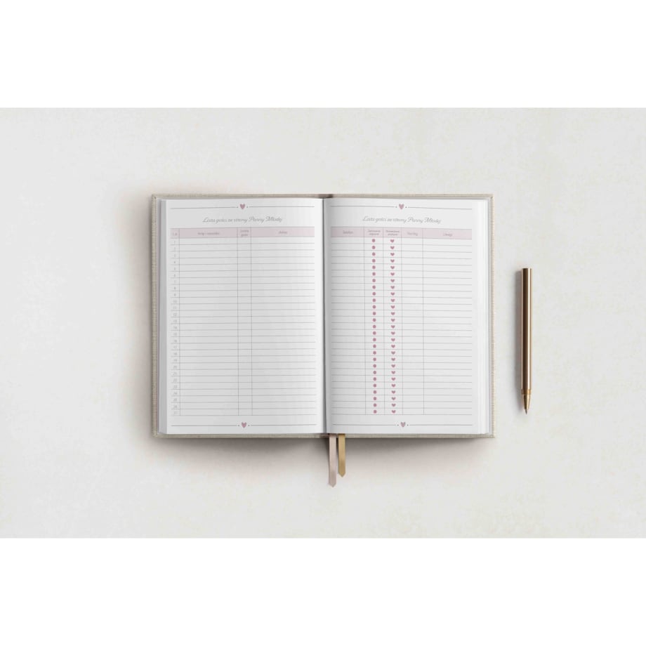 Organizer ślubny - Sand