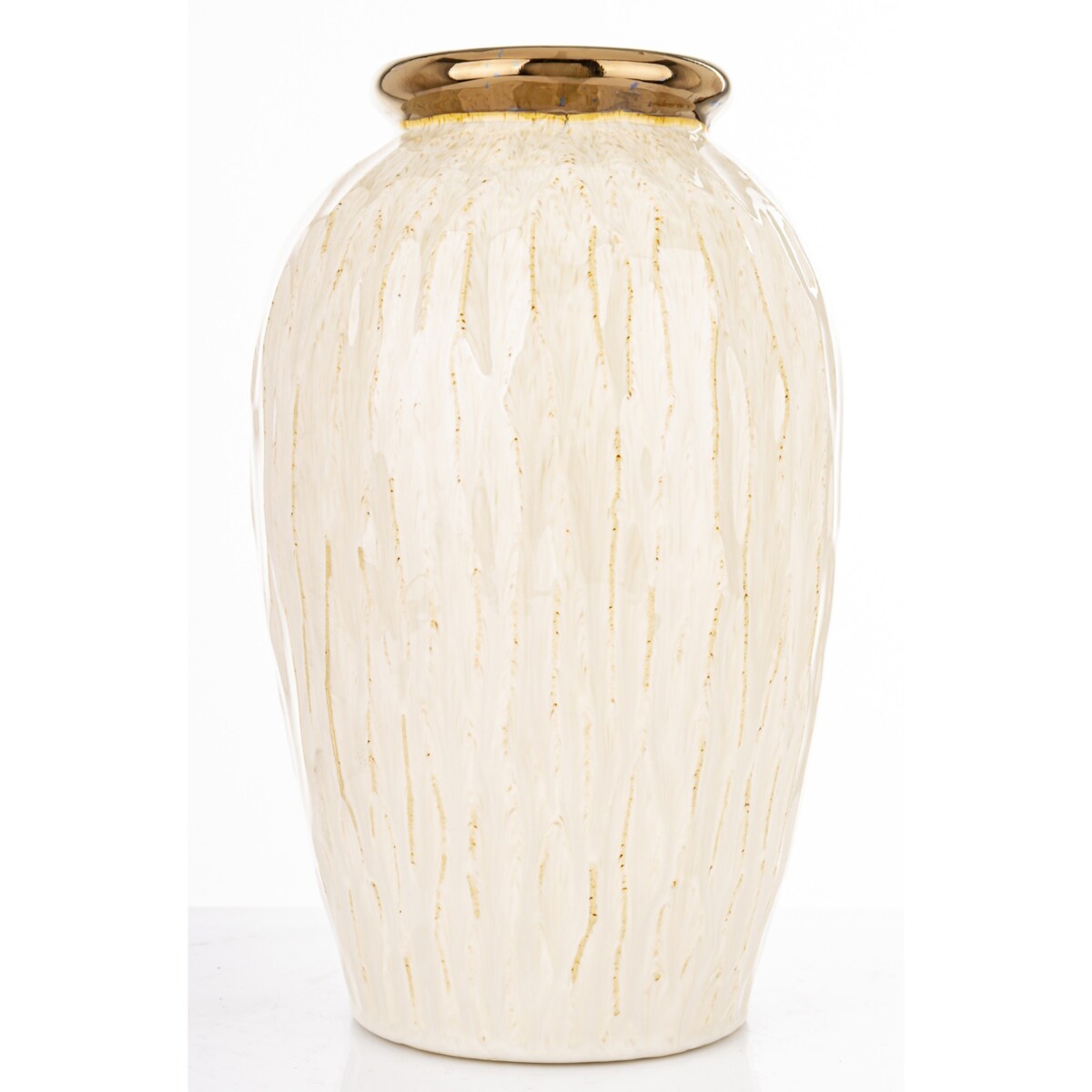 Wazon ceramiczny 32x19x19 cm MEEKE biały