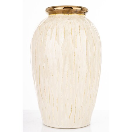 Wazon ceramiczny 32x19x19 cm MEEKE biały