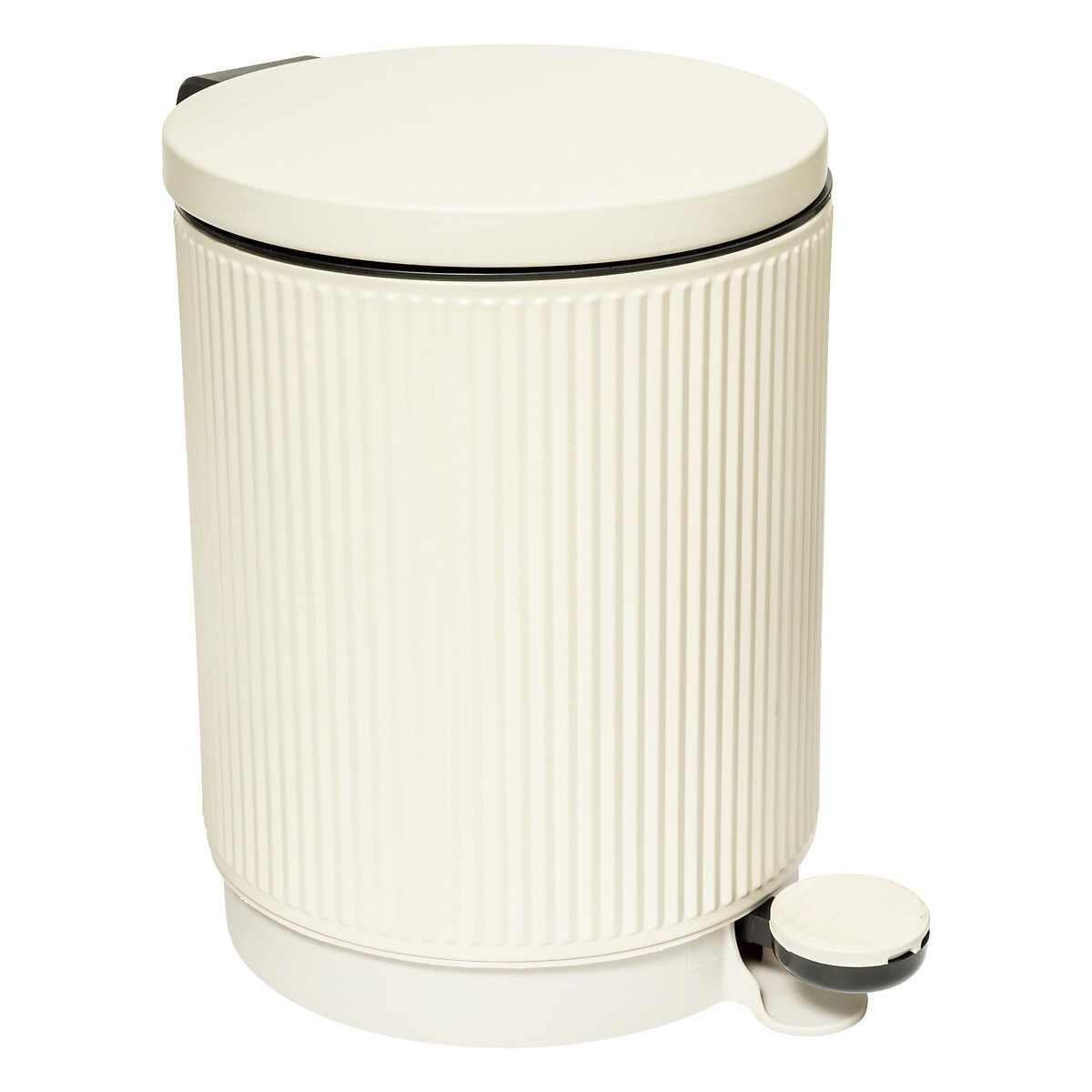 Kosz na śmieci do łazienki ONYX, 5 l, kolor szary, metal