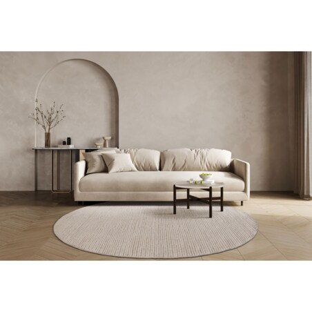 Dywan FIR Wool koło - Kształt: Okrągły, Okrągły: ø160 cm, Kolor: Ivory