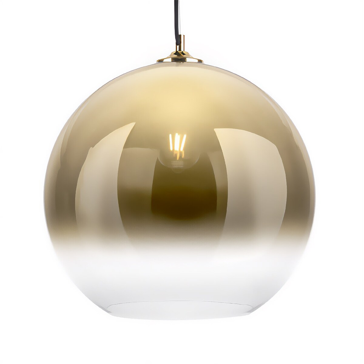 Szklana lampa, BUBBLE, 150 cm