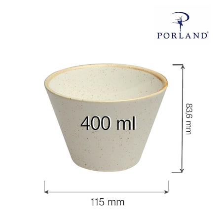 Miska stożkowa Sand 400 ml