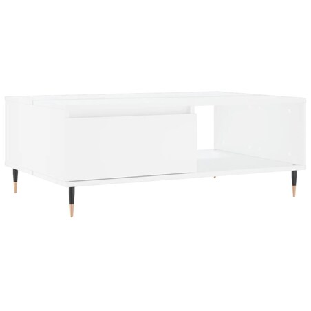 vidaXL Stolik kawowy, biały, 90x60x35 cm, materiał drewnopochodny
