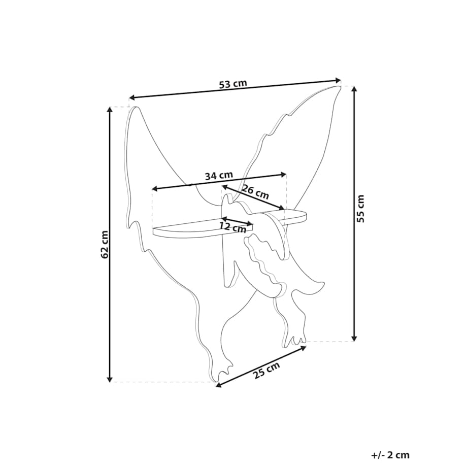 Regał z półkami MDF Jasnozielony DURANGO
