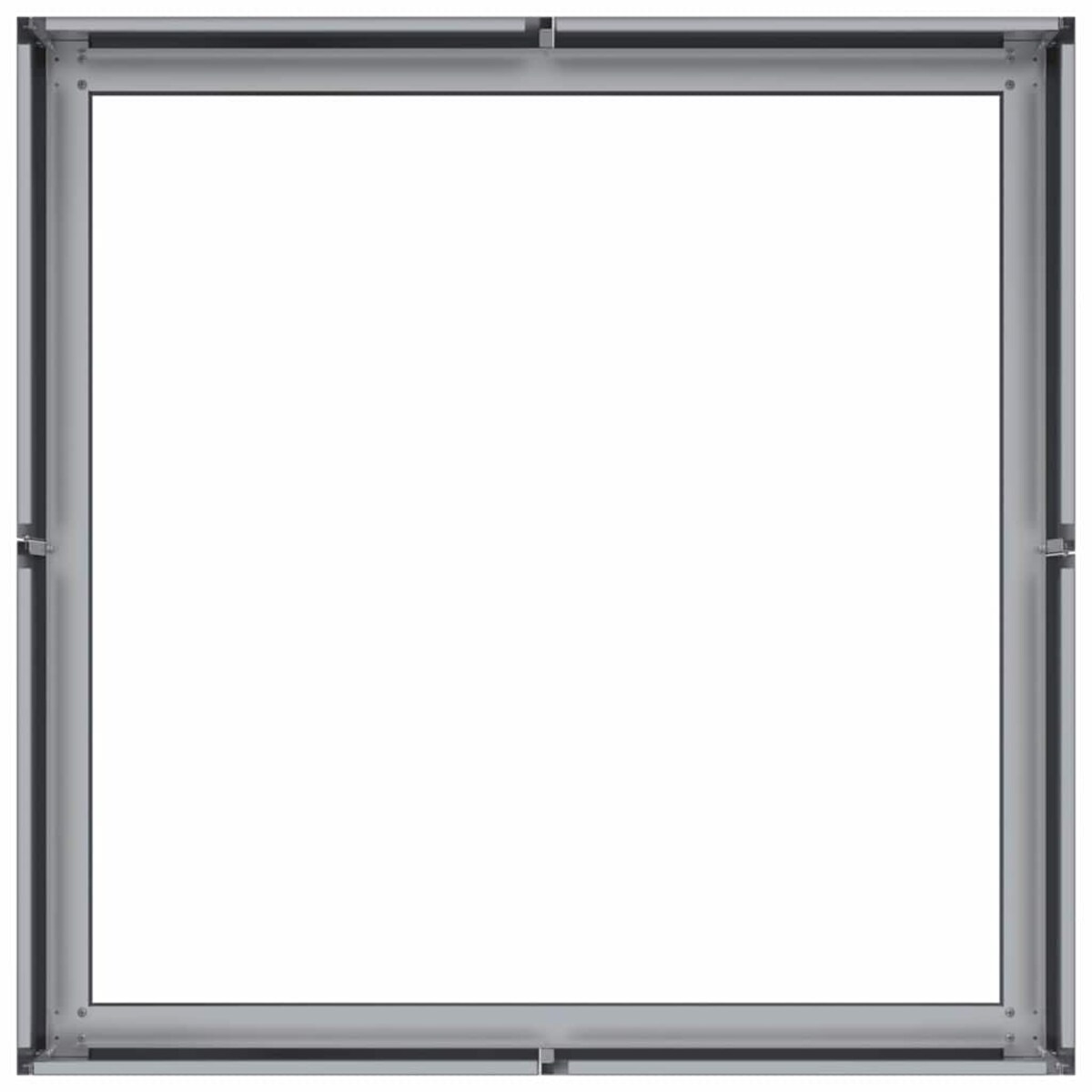 vidaXL Doniczka 80x80x30 cm Stal ocynkowana