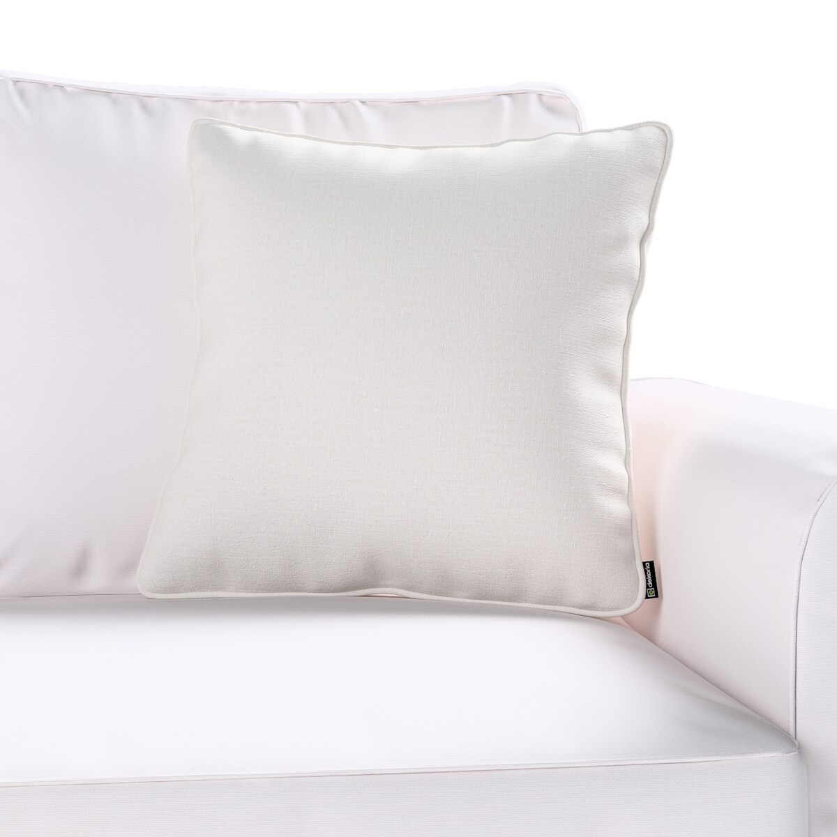 Poszewka Gabi na poduszkę 60x60 śmietankowy biały