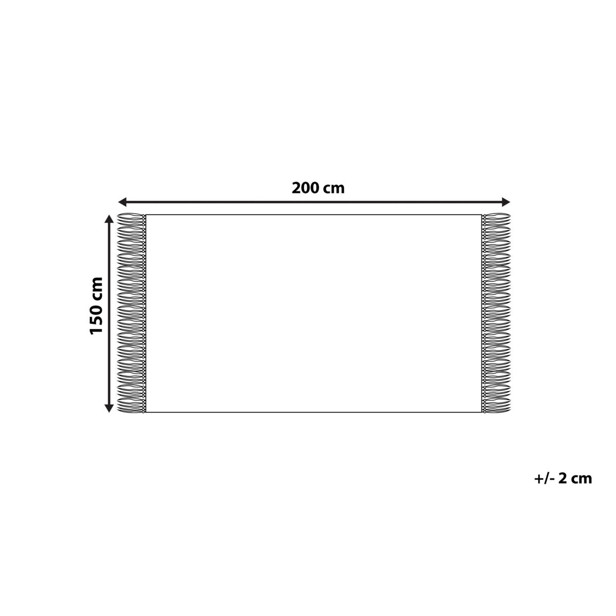 Koc 150 x 200 cm szmaragdowy HAMAT