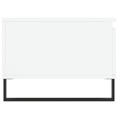 vidaXL Stolik kawowy, biały 90x50x36,5 cm, materiał drewnopochodny