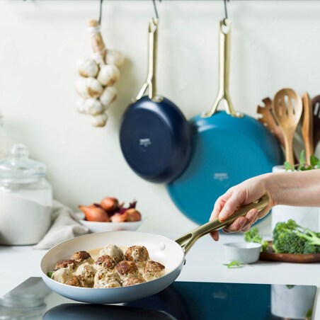 Patelnie ceramiczne SHADES Coastal 20cm + 24cm + 28cm