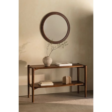 Konsola z drewna mango, 130x40 cm, Gina