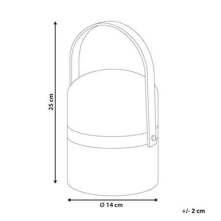 Lampa ogrodowa stołowa LED ESTERO Z pilotem Biały