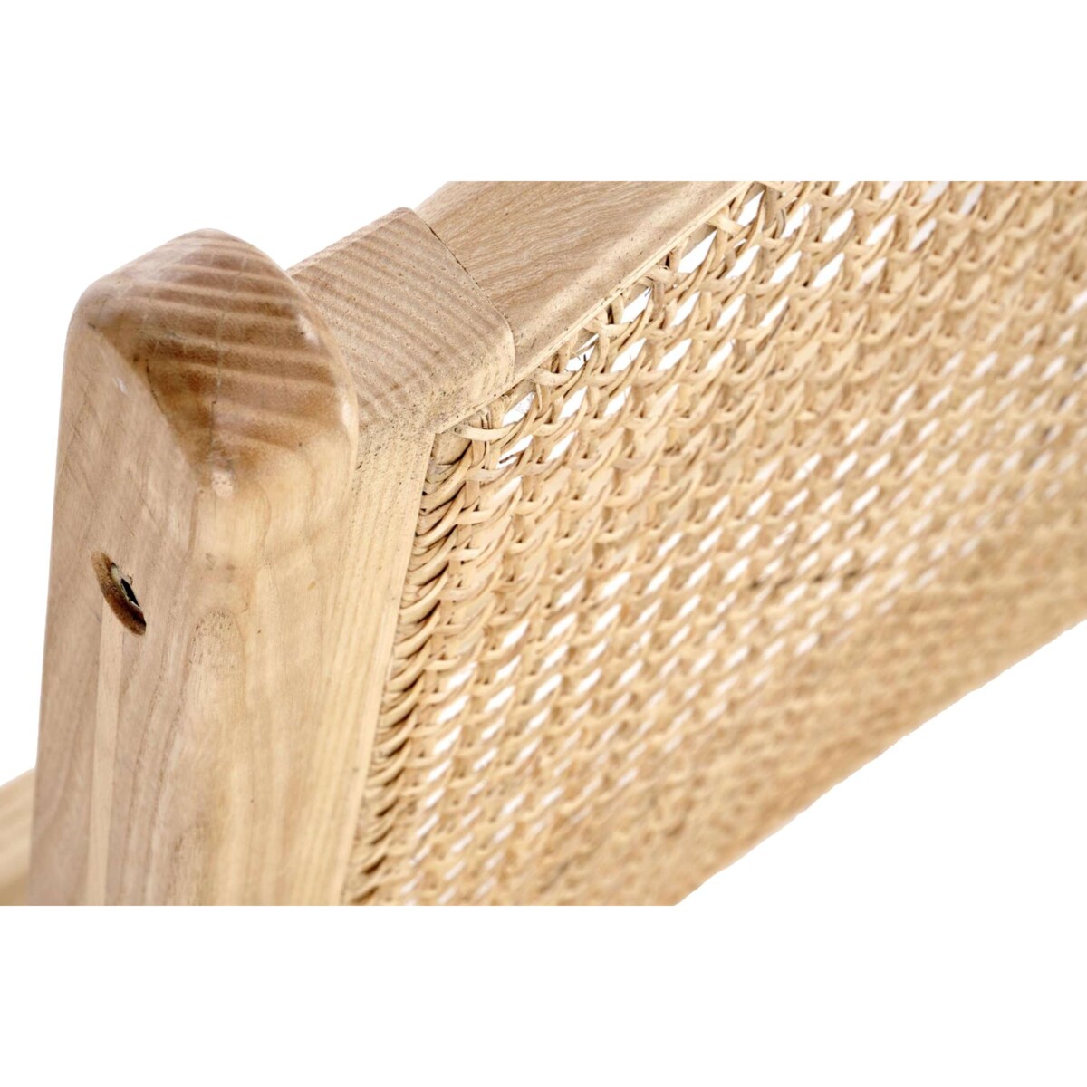 Konsimo CALLIPTE Drewniany fotel ogrodowy w stylu boho