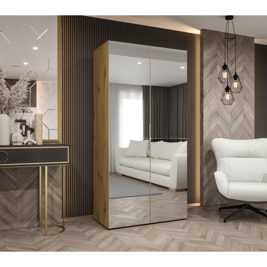 Szafa uchylna otwierana MARBELLA 3 100 wys. 202 cm Artisan + u. Kaszmir