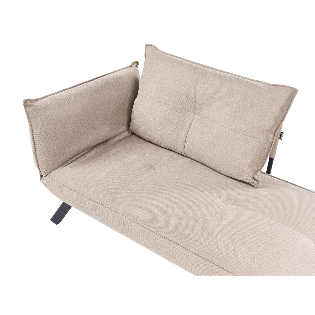 Szezlong lewostronny ROCAMADOUR Beżowoszary