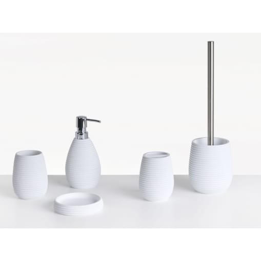 Zestaw akcesoriów łazienkowych 5 elementów QUILA Biały