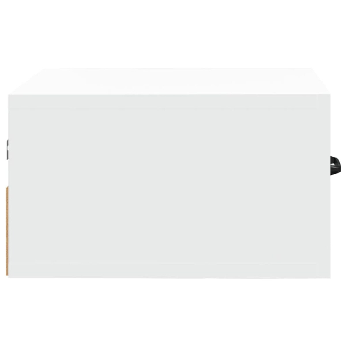 vidaXL Wisząca szafka nocna, biała, 35x35x20 cm