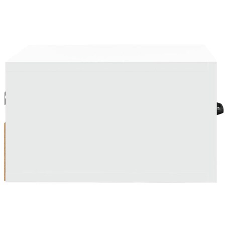 vidaXL Wisząca szafka nocna, biała, 35x35x20 cm